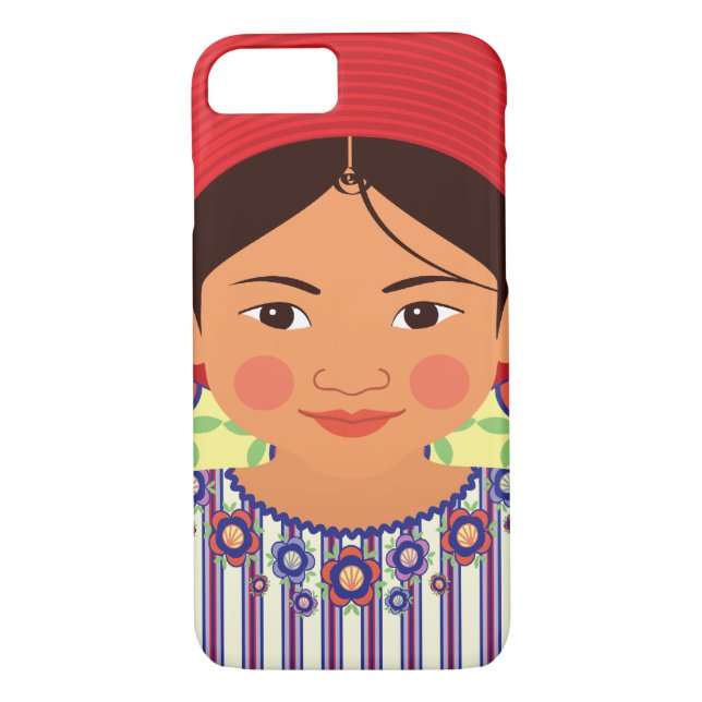 Guatemalan Matryoshka Fodral Case-Mate iPhone Skal (Baksida)