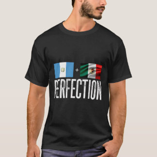 Guatemalan Plus mexikanskt kulturarv Flagga L T Shirt