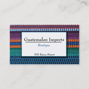 Guatemalanen importerar boutiquen visitkort