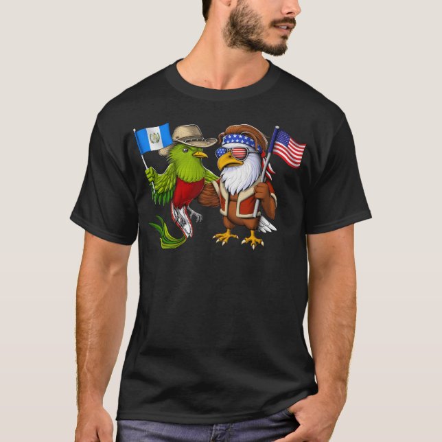 Guatemalansk-amerikanskt kulturarv t shirt (Framsida)