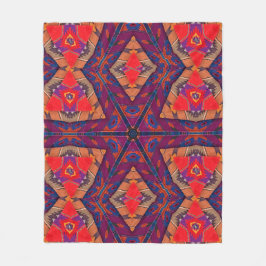 Guatemalansk broderiformgivning mönster fleecefilt