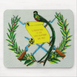 Guatemalansk nationalsymbol med Quetzal Musmatta