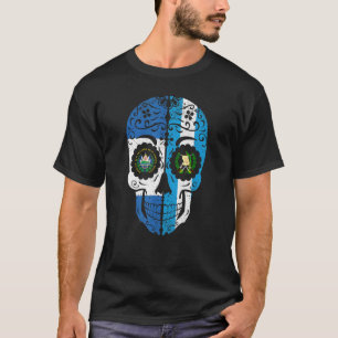 Guatemalanska saloran Flagga Guatemala El Salvador T Shirt