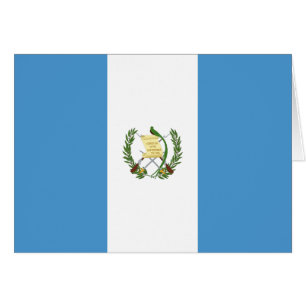 Guatemalas flagga hälsningskort