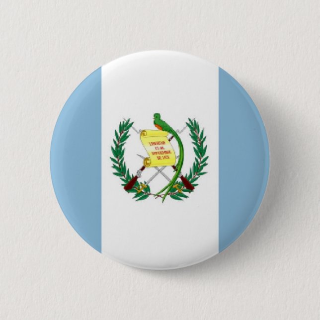 Guatemalas flagga knapp (Framsida)