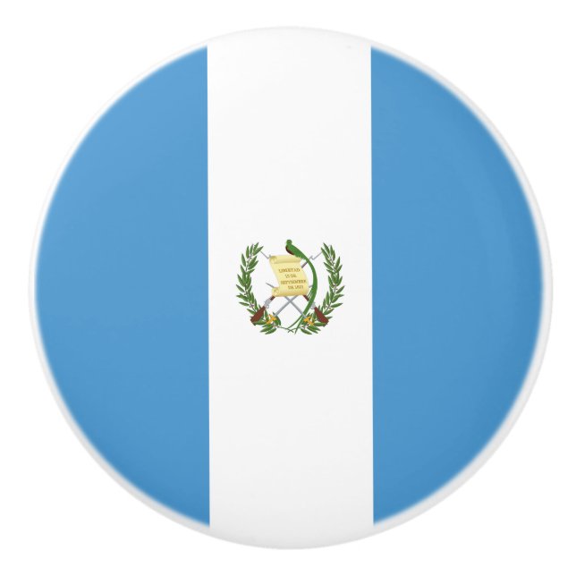 Guatemalas flagga knopp (Framsidan)