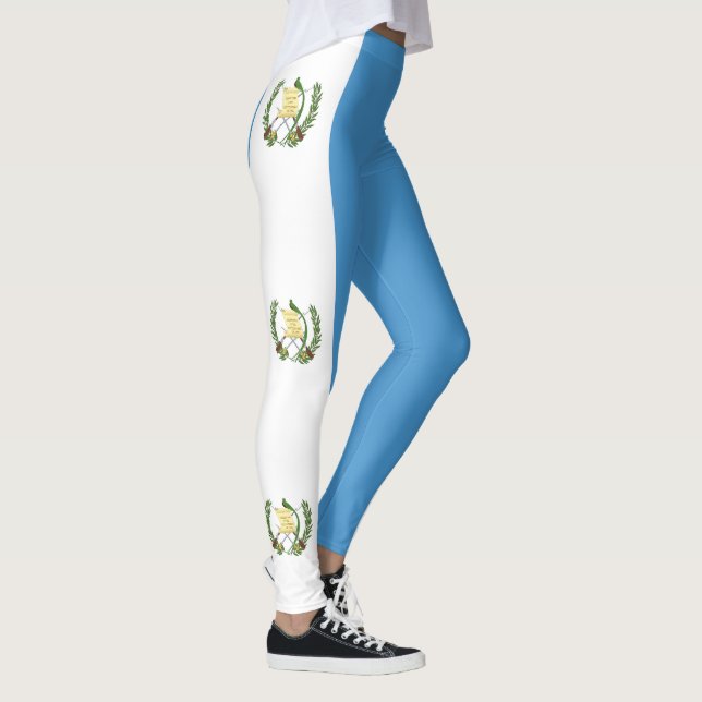 Guatemalas flagga leggings (Höger)