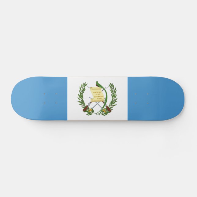 Guatemalas flagga mini skateboard bräda 18,5 cm (Horz)