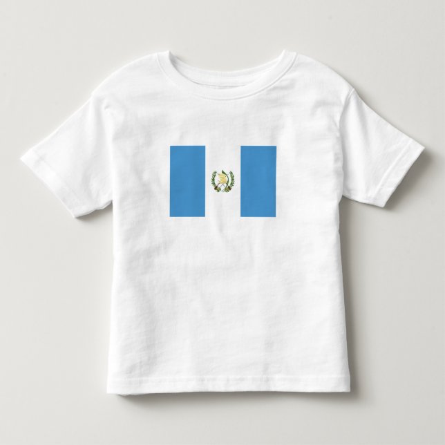 Guatemalas flagga t shirt (Framsida)