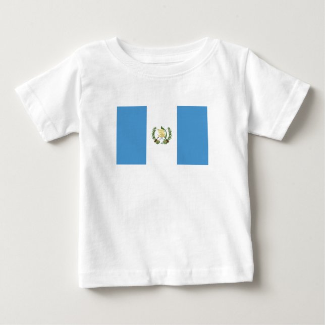 Guatemalas flagga t shirt (Framsida)