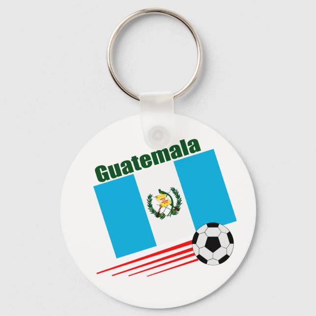 Guatemalas fotbollslag nyckelring (Framsida)