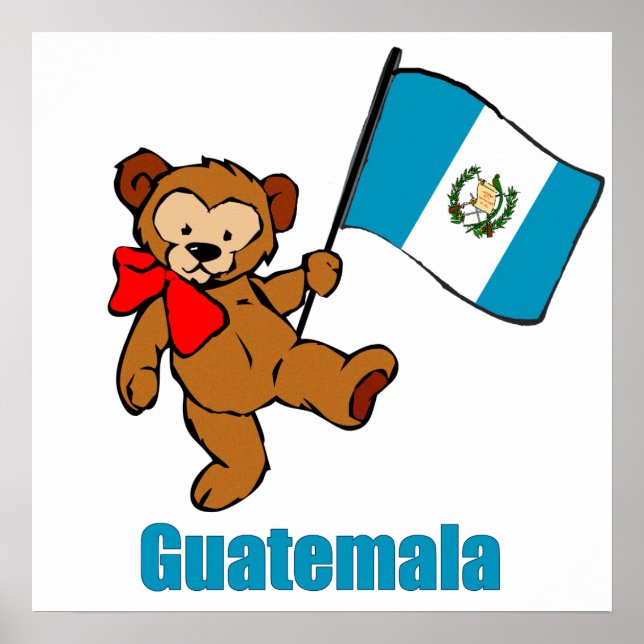 Guatemalas Nalle Poster (Framsidan)