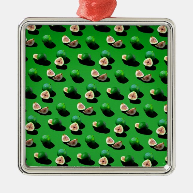 Guava exotisk frukt julgransprydnad metall (Framsidan)