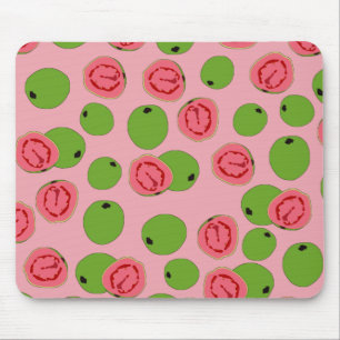 Guava Fruit Mönster Musmatta