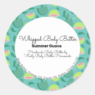 Guava Fruit Pop Body Butter Bad Branding Runt Klistermärke