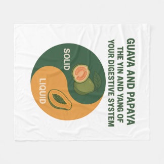 Guava och Papaya: The Yin and Yang of Digestion Fleecefilt