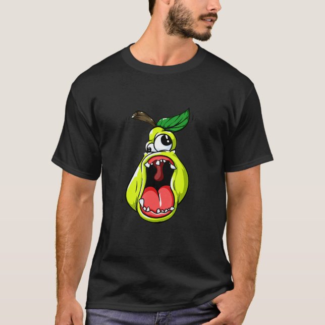 Guava Öppens munnen Roligt T Shirt (Framsida)