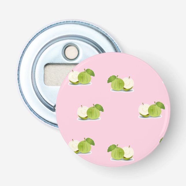 Guava på rosa flasköppnare (Framsidan)