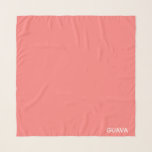 Guava rosa färg namn sjal<br><div class="desc">Den varma rosan av guava-frukt.</div>