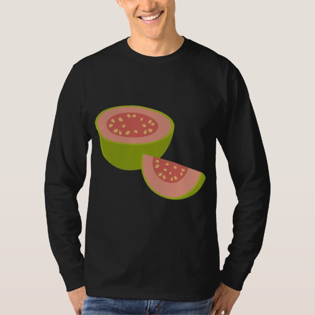 Guava Summer Fruit T Shirt (Framsida)