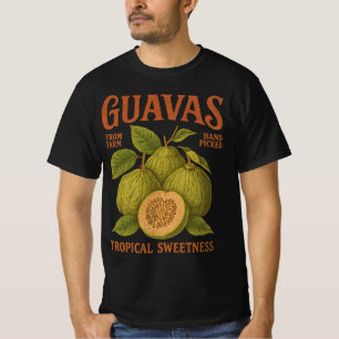 Guavas Retrokommersiell Grafik Vintage Tropisk T Shirt