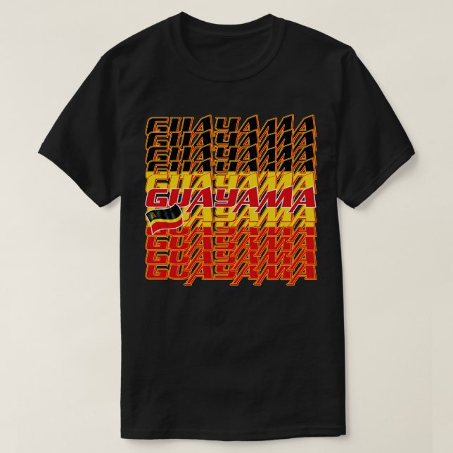 Guayama Casecade-text T Shirt (Design framsida)