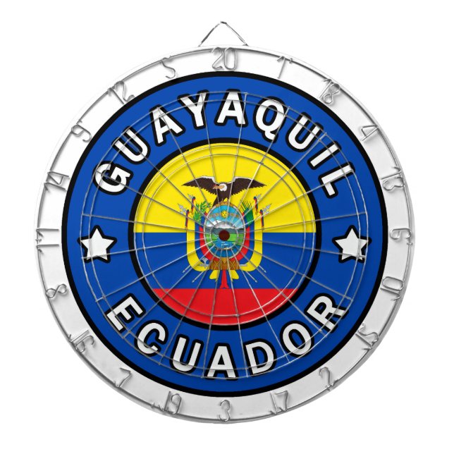 Guayaquil Ecuador Darttavla (Framsidan)