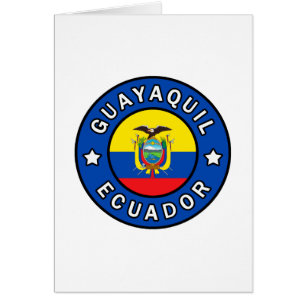 Guayaquil Ecuador Hälsningskort