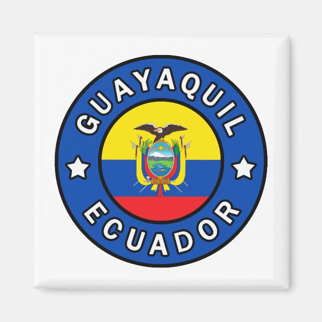 Guayaquil Ecuador Magnet (Framsidan)