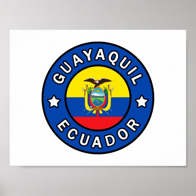 Guayaquil Ecuador Poster (Framsidan)