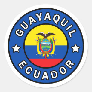 Guayaquil Ecuador Runt Klistermärke