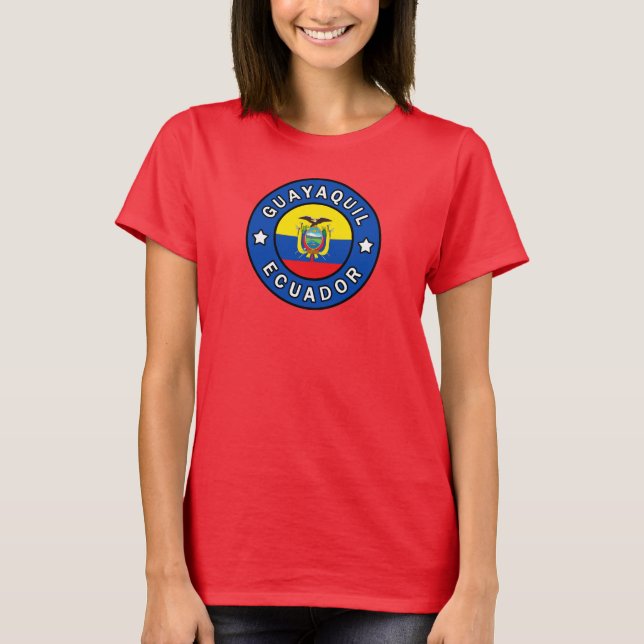 Guayaquil Ecuador Tee Shirt (Framsida)