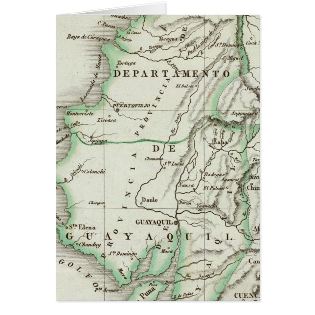 Guayaquil Hälsningskort (Framsidan)