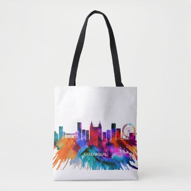Guayaquil Skyline Tygkasse (Framsida)