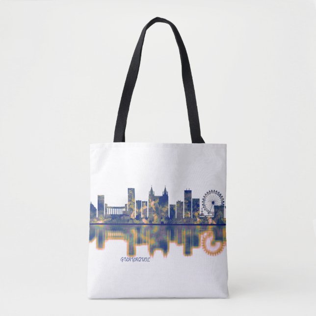Guayaquil Skyline Tygkasse (Framsida)