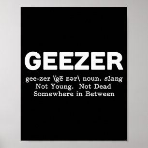 Gubbe Definition - Rollig gammal ålder Poster