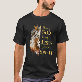 Gud älskad av Jesus Lejon T Shirt