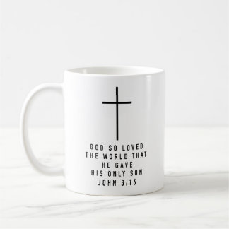 Gud älskade den där världen John 3 16 Kaffemugg