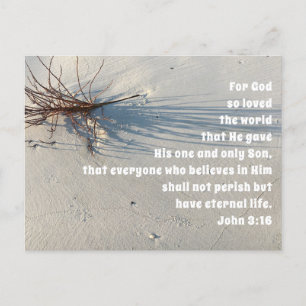 Gud älskade World Church Service Helg Vykort