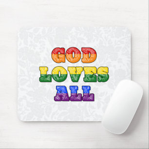 "Gud älskar alla" HBTQIA+/Queer Kristet Pride Musmatta