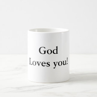 Gud älskar dig! kaffemugg