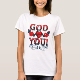 Gud älskar dig t shirt