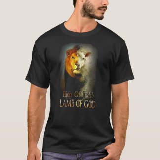 Gud Älskare Lejon om Judah Guds Lamb T Shirt672 T Shirt