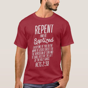 Gud Älskare representerar och döps om ACTS 238 F T Shirt