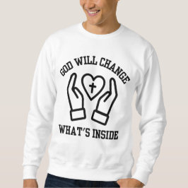 Gud ändrar det som är innanför Manar Lång Ärmad Tröja
