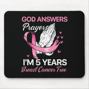 Gud Answers Prayers Bröstcancer överlevande Christ Musmatta