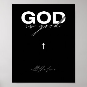 Gud är Bra All Time Inspirational Art Poster