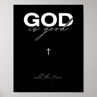 Gud är Bra All Time Inspirational Art Poster