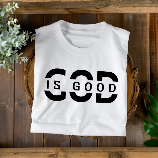 Gud är Bra för manar och Kvinnor Christian T-Shirt (Skapare uppladdad)