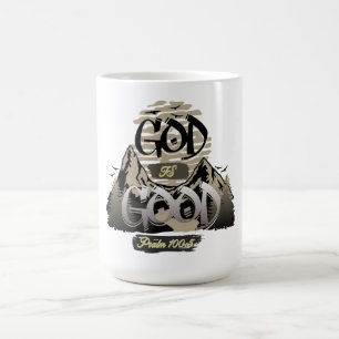 Gud är Bra - inspirerande kristen design Magisk Mugg